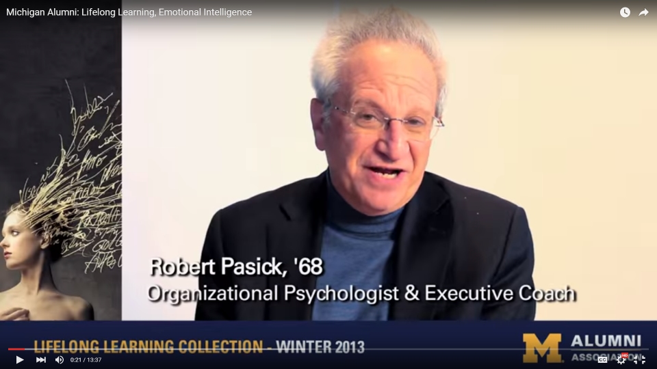 Rob Pasick speaking on emotional intelligence